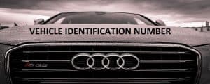 Vehicle identification number